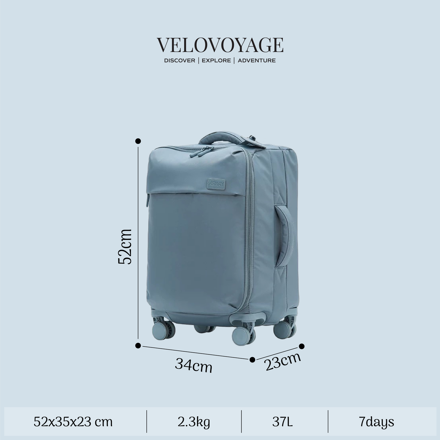 VeloVoyage Lumiere Cabin - Blue