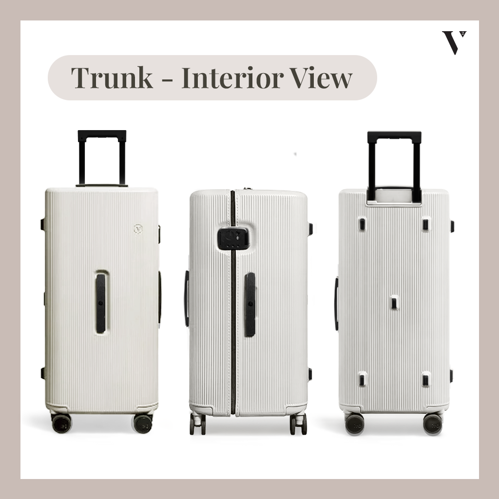 VeloVoyage Essential Trunk Large - Frost White