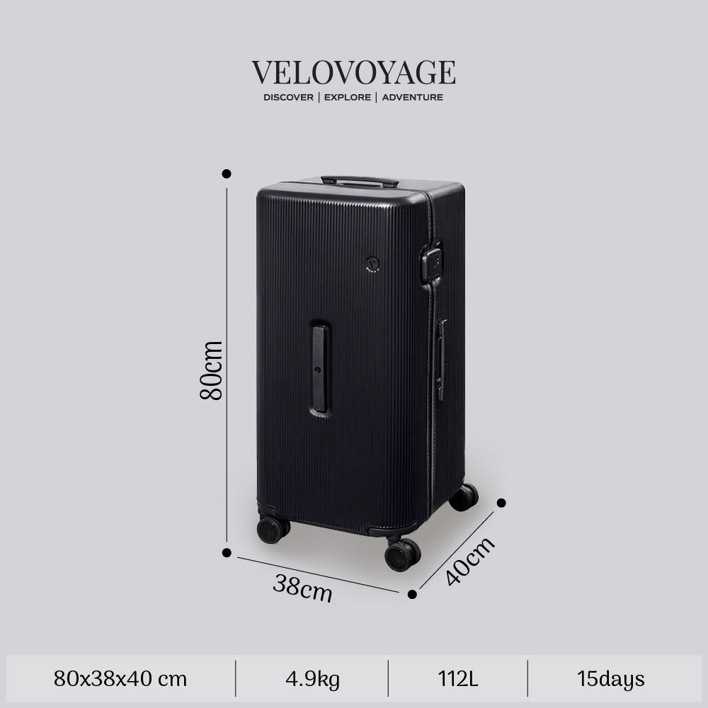 VeloVoyage Essential Trunk Large - Velvet Black