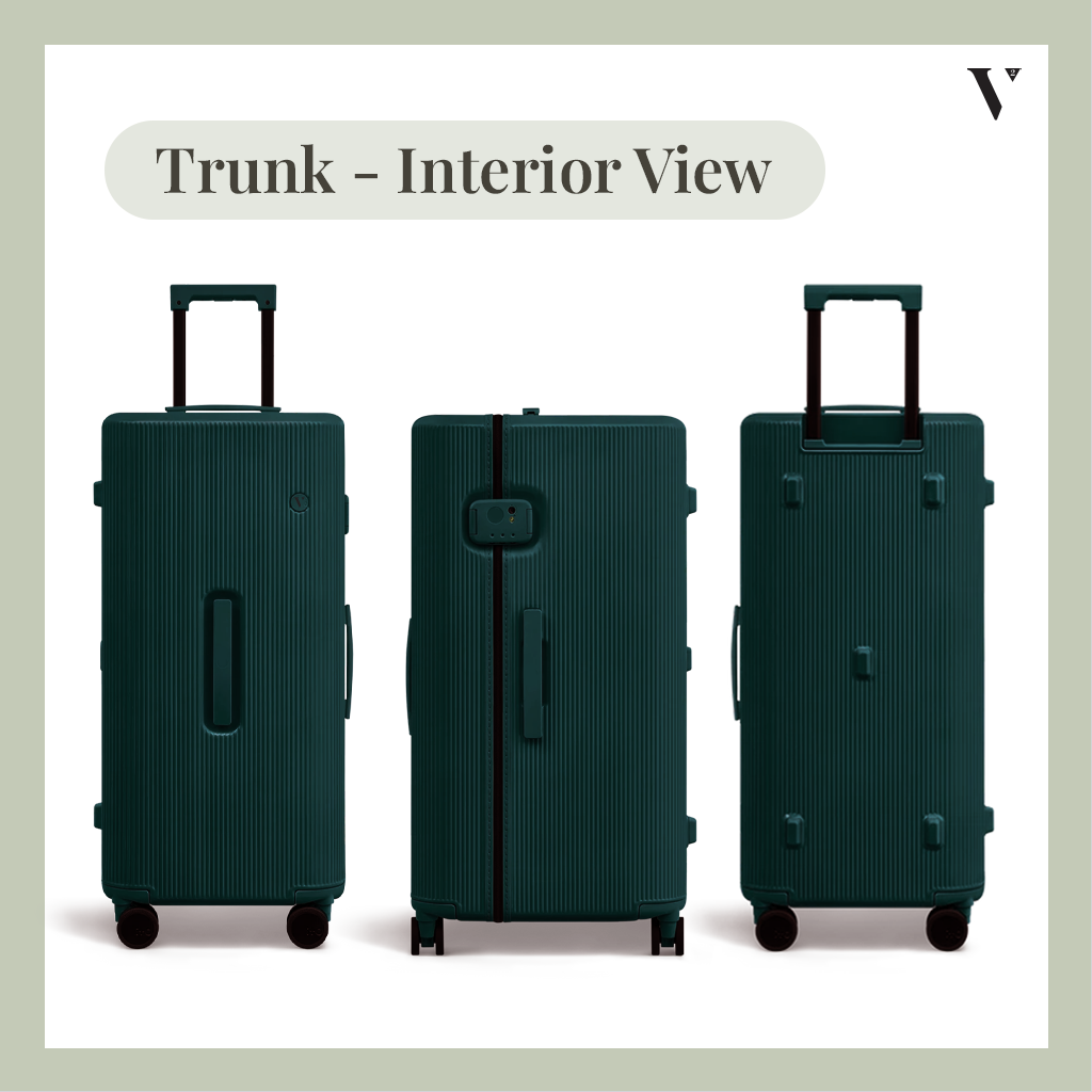 VeloVoyage Essential Trunk Large - Hijau Tengah Malam