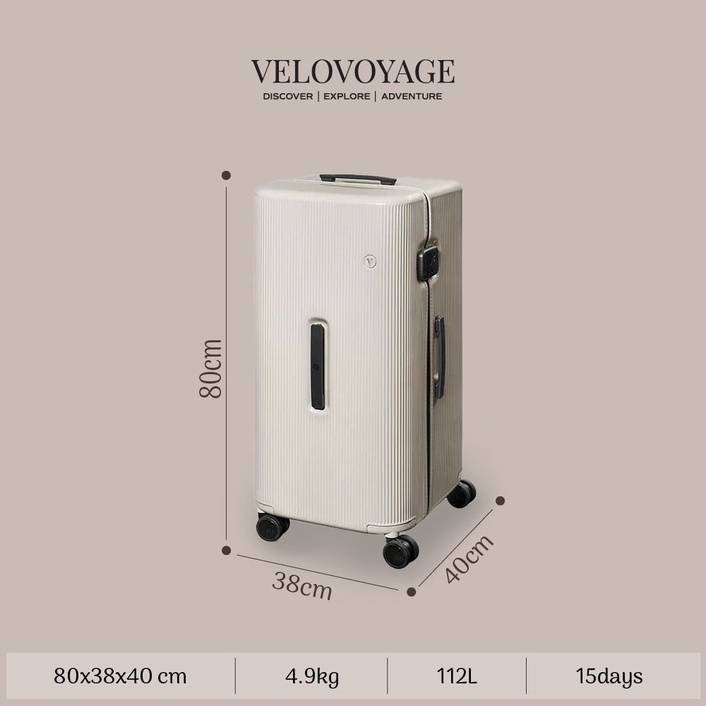 VeloVoyage Essential Trunk Large - Frost White