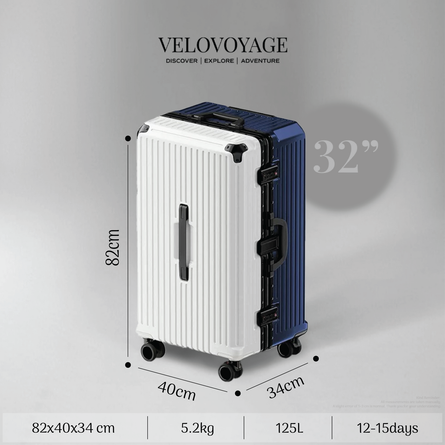 Velovoyage Wanderlight - Blue/White