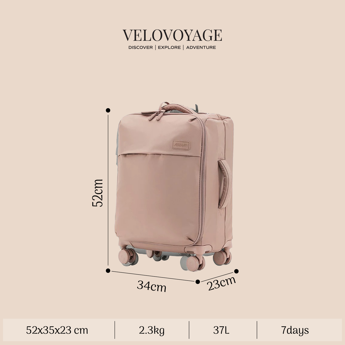 VeloVoyage Lumiere Cabin - Brown